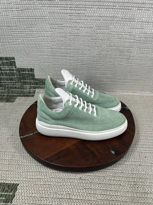 Filling Pieces Shoes Womens Size 39 Eu 8.5 Us Aqua Green Suede Low Top Sneaker - Image 1 of 4