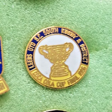 Leeds United S.C. South Kirby & District Coca Cola Cup Final 1996 Badge