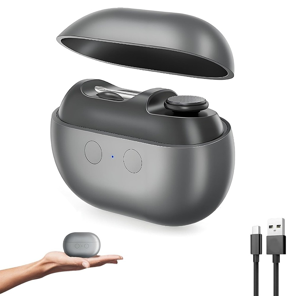 3 in 1 Electric Nail Clippers Thick Nails Trimmer Dual-Speed Rechargeable W/ LED