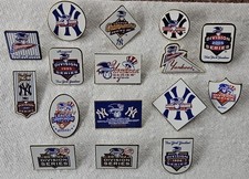 NEW YORK YANKEES DIVISION SERIES CHAMPIONSHIP SERIES PRESS PINS