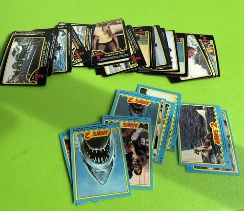 Topps 1978 JAWS 2 TRADING CARD SET W/ STICKERS/1-59 + 1-11/Excellent Condition