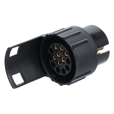 Mini Adapter 7polig Fahrzeug auf 13polig Anhänger 12V Anhängerkupplung AHK PKW