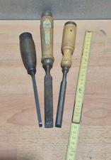 3 x Stechbeitel Stemmeisen Schreiner Werkzeug Holzbearbeitung diverse Hersteller
