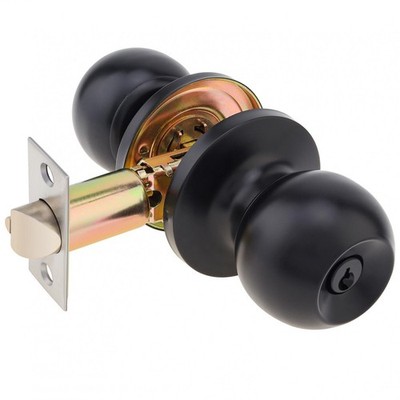 Interior / Exterior Door Lock Classic Door Knob Locks for Bedroom / Bathroom US