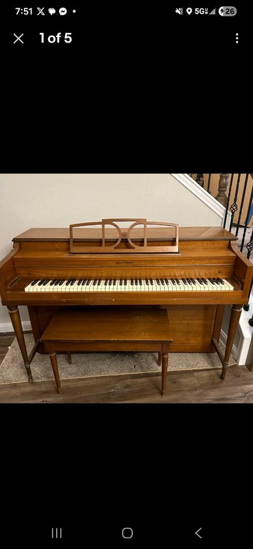 Vintage Kohler & Campbell Piano