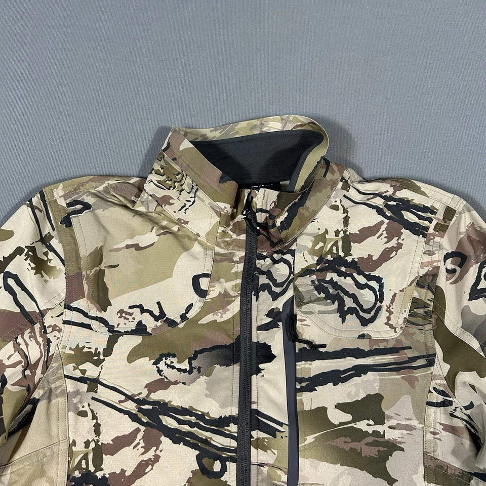 Chaqueta Under Armour Ridge Reaper Raider Hombres Pequeña Suelta Estéril Camuflaje Cremallera Completa Foto 3 de 4