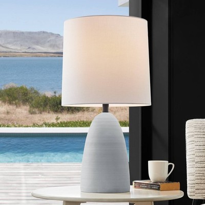 Lite Source Monte 26 1/4'' Natural Concrete LED Outdoor Table Lamp