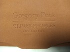 Gregory Peck Oliver Peoples Los Angeles Glasses Hard Case Only Brown Orange — photo 2