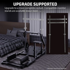 Hottoby Racing Simulator Cockpit Adjustable Wheel Stand Fits Logitech G920 G923