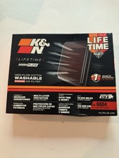 K&N YA-6604 High Flow Washable Reusable Air F...