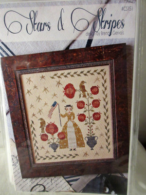 HTF With Thy Needle & Thread STARS & STRIPES Ctd Cross Stitch Pattern