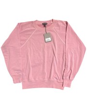 Tom Ford Garment Dyed Loopback Cotton Jersey Sweatshirt Size: 48