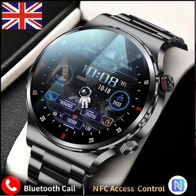 Waterproof Smart Watch AMOLED Bluetooth Call NFC GPS Tracker Men Women Watches