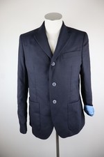 LIU JO GIACCA BLAZER UOMO TG 50 MAN JACKET VINTAGE CASUAL LANA VERGINE SPALLINE