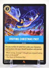 Disney Lorcana TCG Winterspell Visiting Christmas Past 162/204 Rare Regular