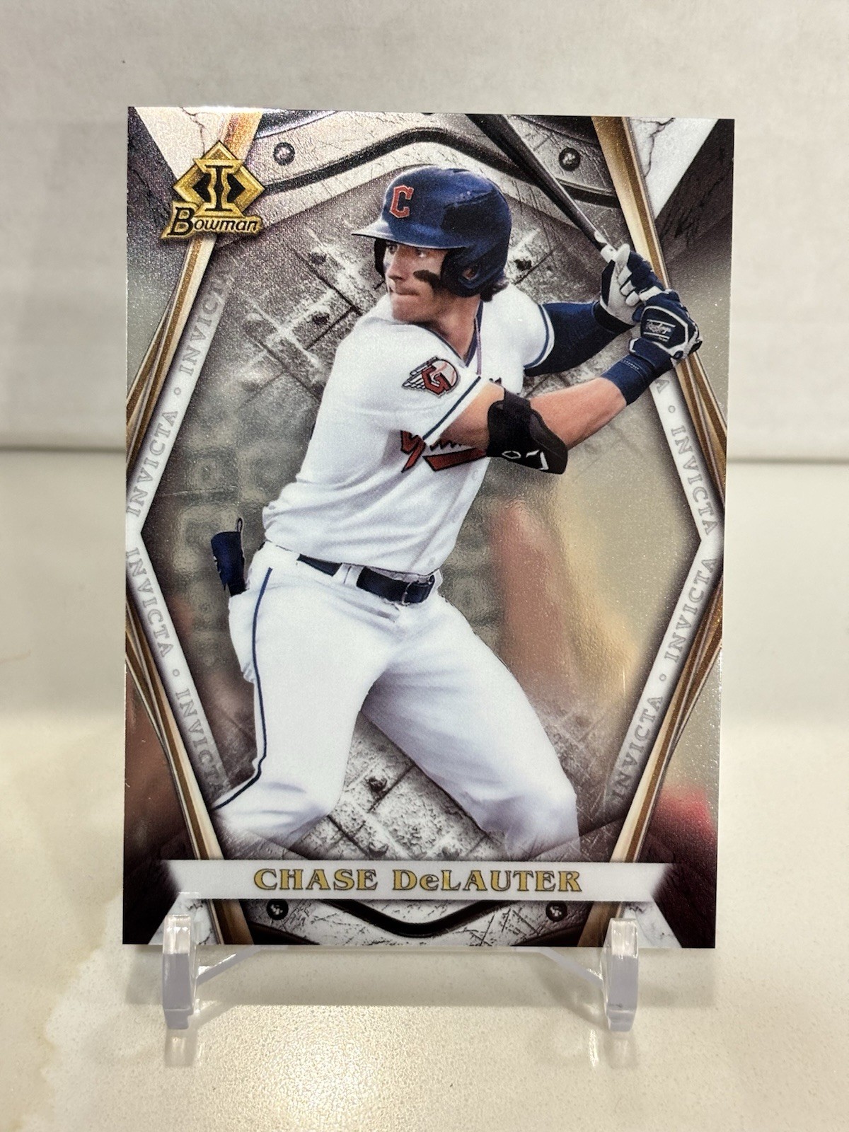 2022 Bowman Draft Invicta CHASE DELAUTER Guardians #BI-13