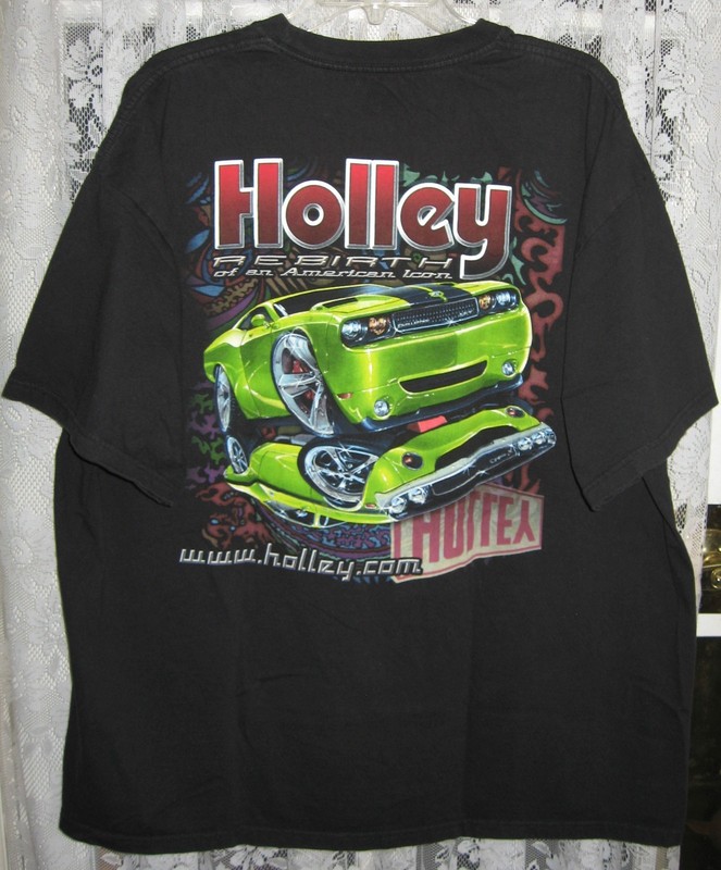 HOLLEY DODGE CHALLENGER T SHIRT HANES BEEFY T 2XL