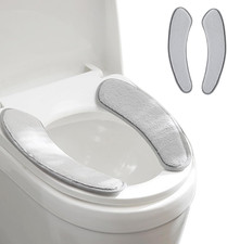 Thick and Warm Toilet Seat Cushion Cover - with Sticky Toilet Seat Cushion - Was