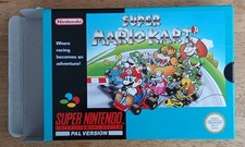 Super Nintendo Snes Mario Kart Boxed Complete Played Once
