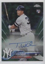 2018 Topps Chrome Rookie Green Refractor 14/99 Tyler Wade #RA-TW Auto 1u6
