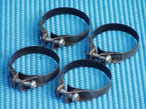 71-76 Honda CB550 CB500 F & K air cleaner connecting tube bands 44