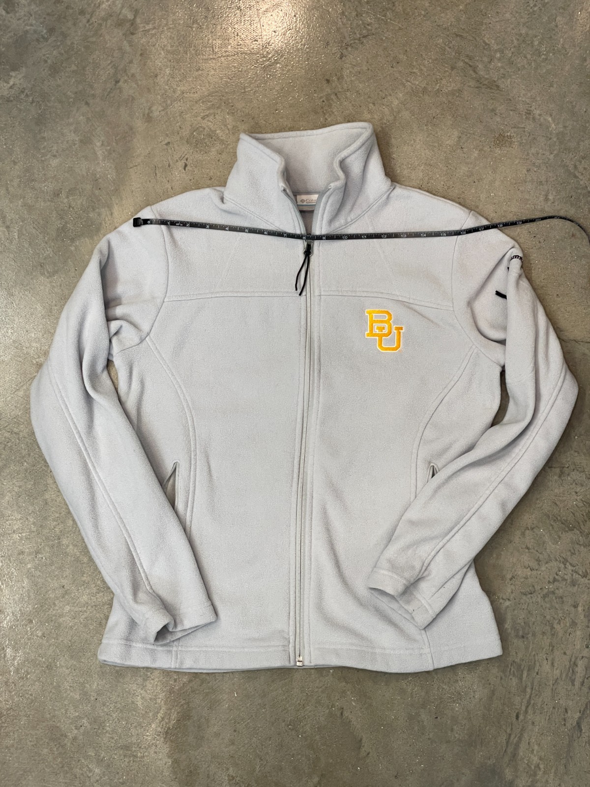Columbia Baylor University Fleece Jacket Women M Green Full Zip College Logo thumbnail 13