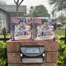 Two - (2) Sealed 2025 Topps Series 1 MLB Celebration Mega Box Factory Brand New