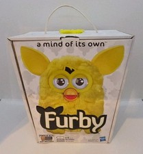 Furby Boom Yellow Sprite Hasbro Interactive Talking Toy Mind Of Its Own Open Box