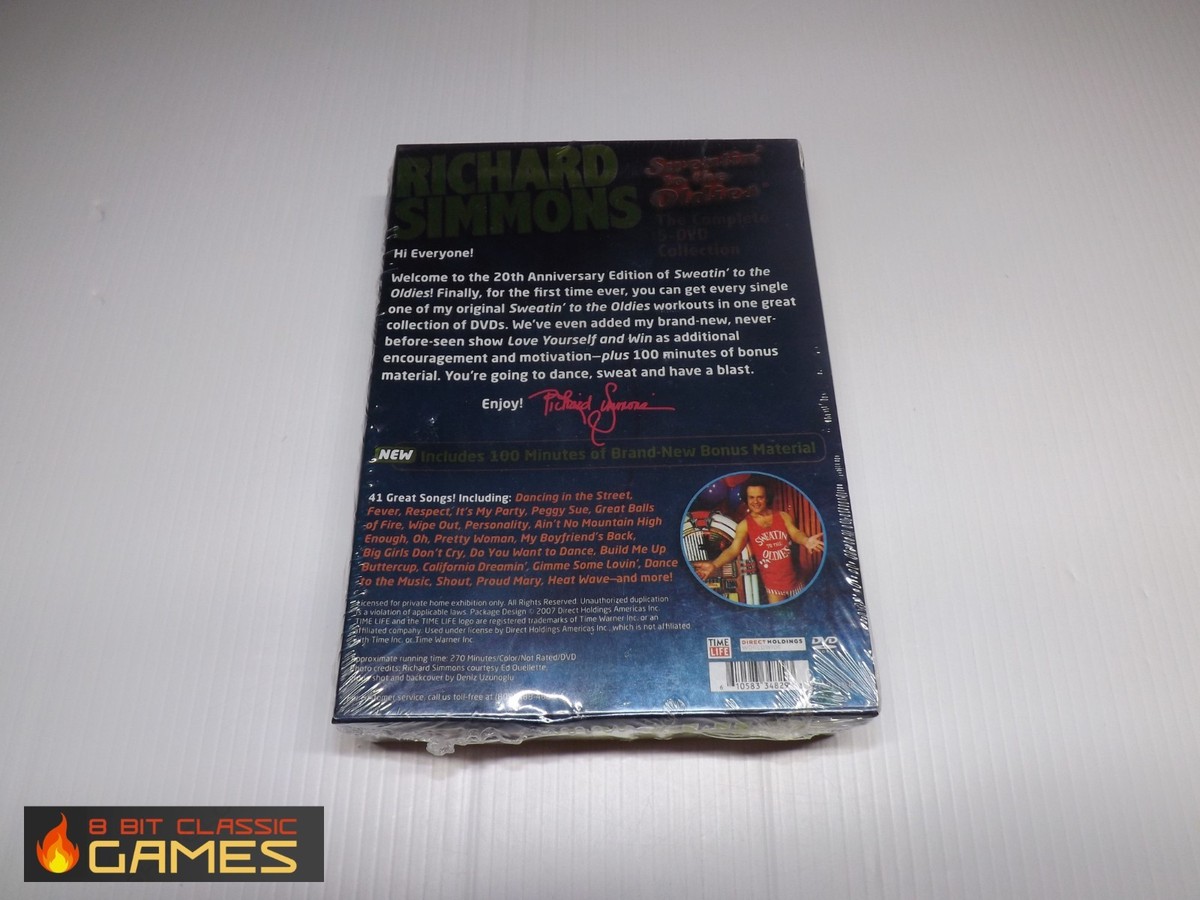 Richard Simmons - Sweatin to the Oldies Set (DVD, 5-Disc Set) for