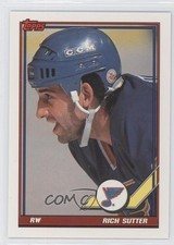1991-92 Topps Rich Sutter #143 2u3