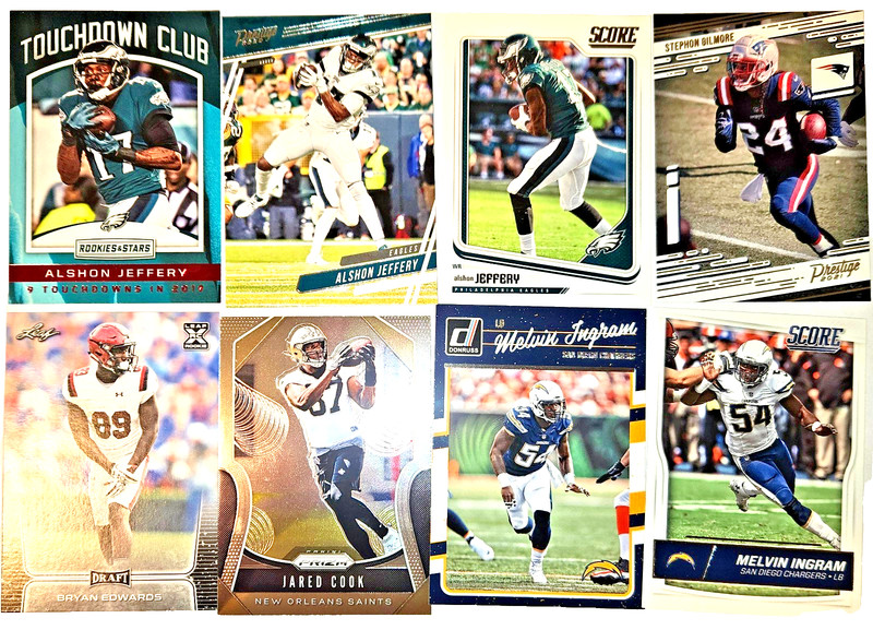 SOUTH CAROLINA GAMECOCKS 9 CARD LOT ALSHON JEFFERY STEPHON GILMORE BRYAN EDWARDS