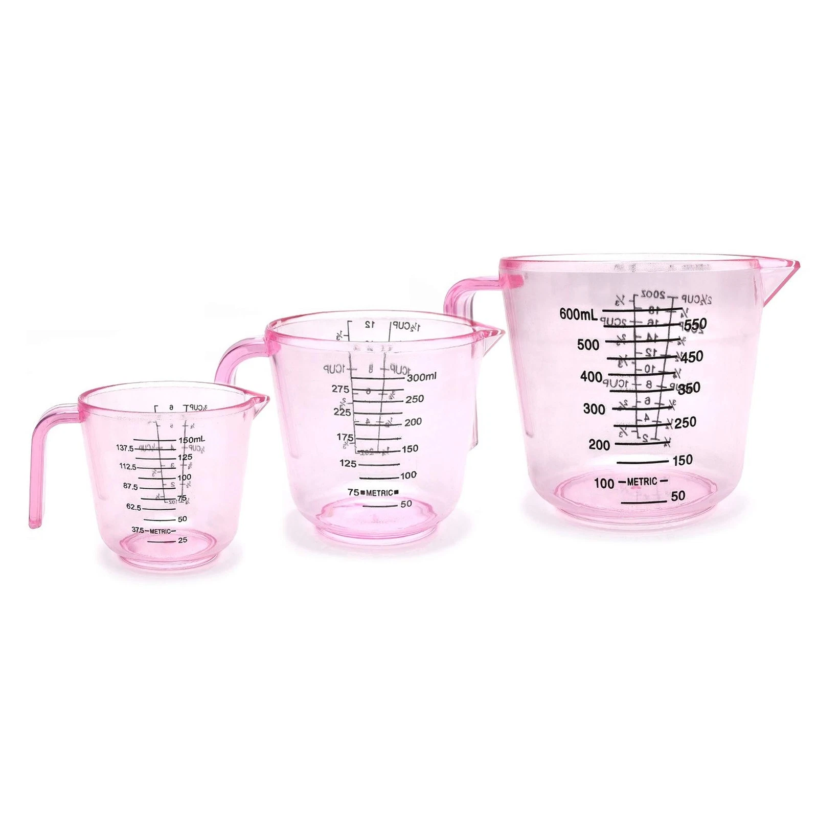 Plastic Measuring Cup Set, Kitchen Cooking and Baking Seasoning Liquid Measur...