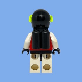 Vintage Lego 6833 M Tron Space Astronaut Minifigure with Air Tanks 1990