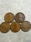 Lot Of 5 1918-D Lincoln Wheat Penny Cent - G/VG Good or Better Very Nice 042808