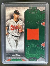 2025 Topps Tier One Cal Ripken Jr. Legend Jersey Green #/49 Orioles