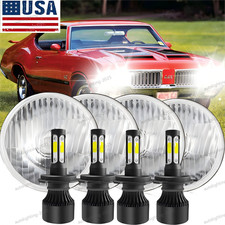 4pcs 5.75 Inch Led Headlights Hilo Drl For Oldsmobile 442 98 F85 Cutlass