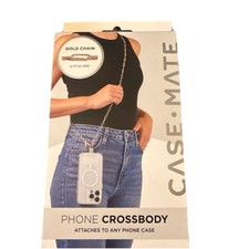 i2. Case-Mate Crossbody Chain for Most Cell Phones - Gold Open Box 
