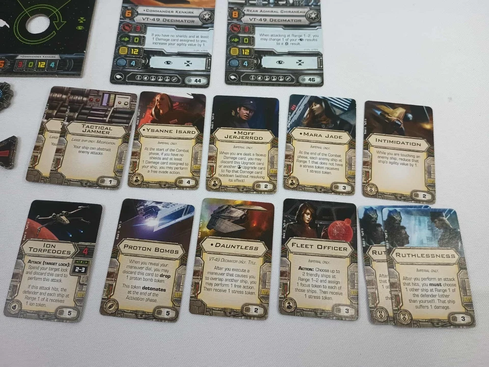 Star Wars X-Wing Miniatures 1.0 VT-49 Дециматор Имперское Расширение Заказная Краска - Изображение 3 из 4