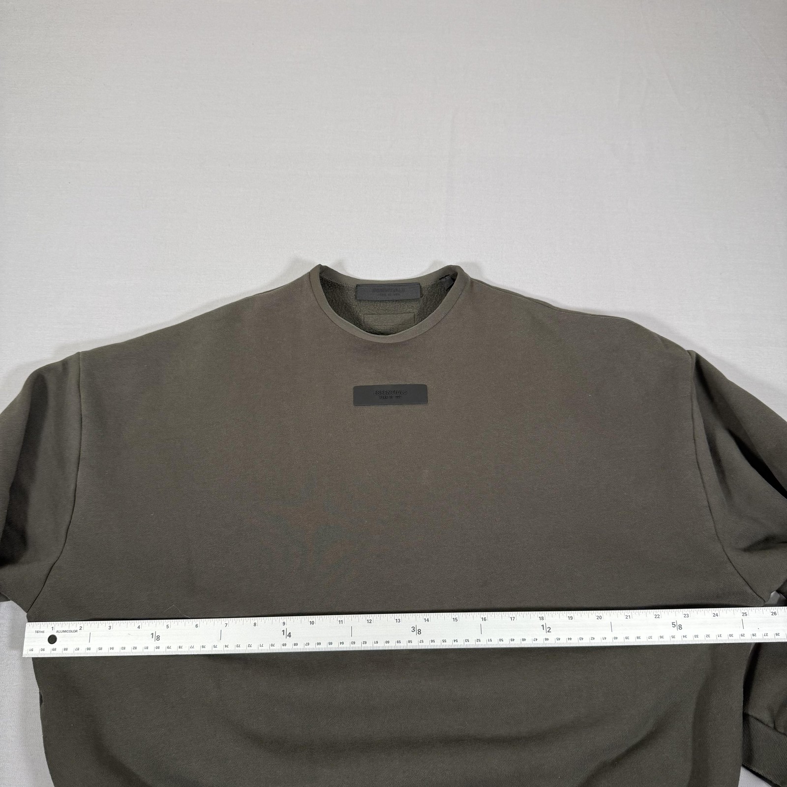 Essentials Sweatshirt Mens Small Gray Fear Of God Crew Neck Pullover Sweater