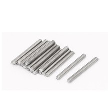 uxcell M3 x 30mm 0.5mm Pitch 304 Stainless Steel Fully x 30mm, Silver Tone