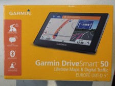 Garmin DriveSmart 50LMT-D, VGC, 2027 UK/Europe Lifetime Maps & DAB Traffic, Box.