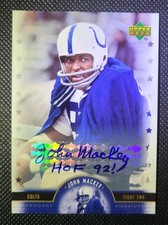 2005 Upper Deck NFL Legends Legendary Signatures John Mackey Auto COLTS #LS-JY