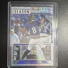 2024 Panini Contenders Lamar Jackson #7 Season Ticket Baltimore Ravens NFL