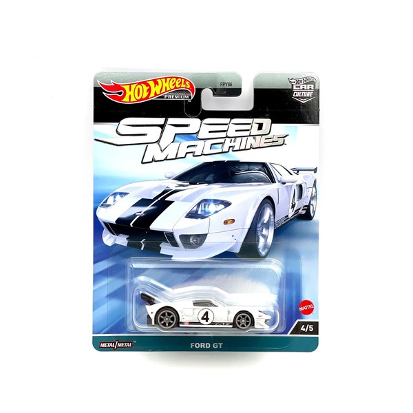 Ford Gt - Car Culture Speed Machines Hot Wheels Premium 1:64-image