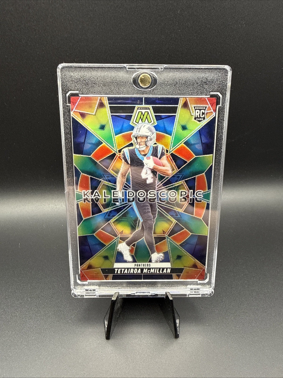 2025 Panini Mosaic Tetairoa McMillan Kaleidoscopic SSP RC Panthers CASE HIT RARE