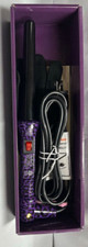 BEBELLA 1 PIECE 18-25MM MEDIUM CLIPLESS CURLER PURPLE BLACK LEOPARD 18-25MM NWB