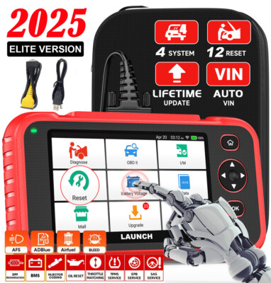 2026 Launch CRP129i V2.0 PRO Profi KFZ Diagnosegerät Auto OBD2 Scanner TPMS EPB