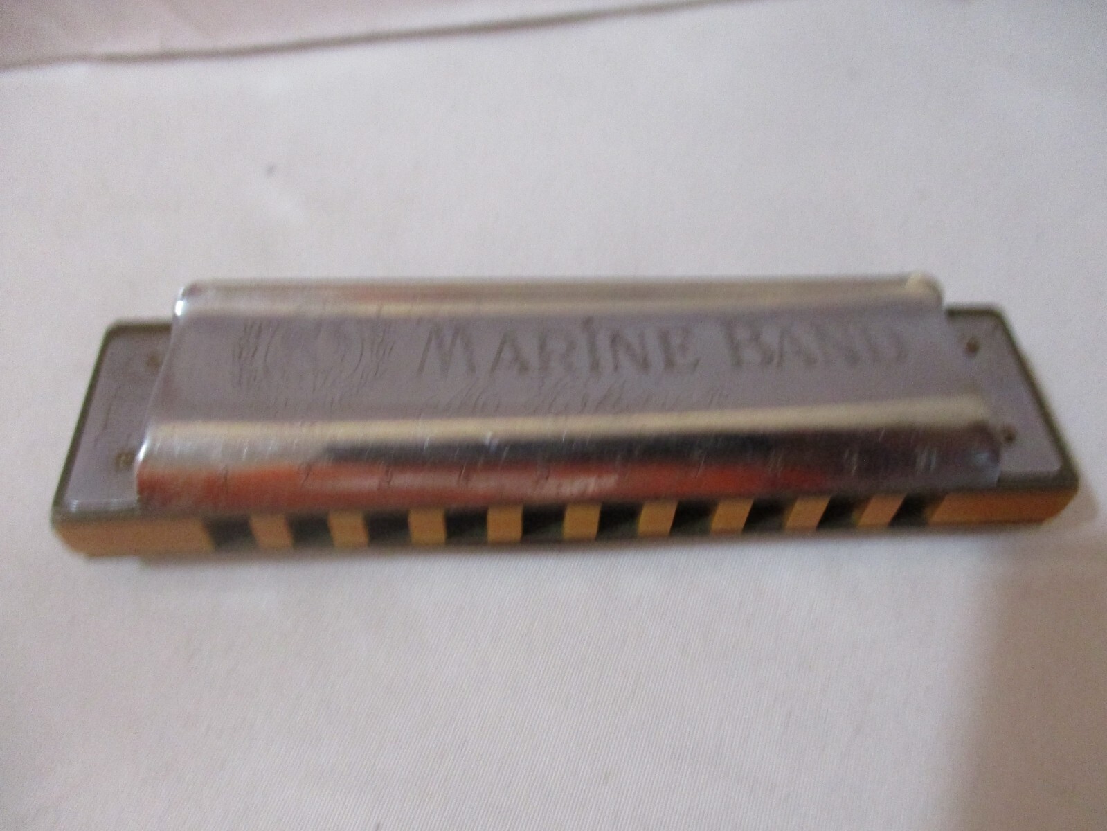 Vintage Authentic Marine Band M. Hohner Harmonica A440 A eBay