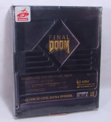 Final Doom Factory Sealed New in Box Vintage 1996 id Software PC