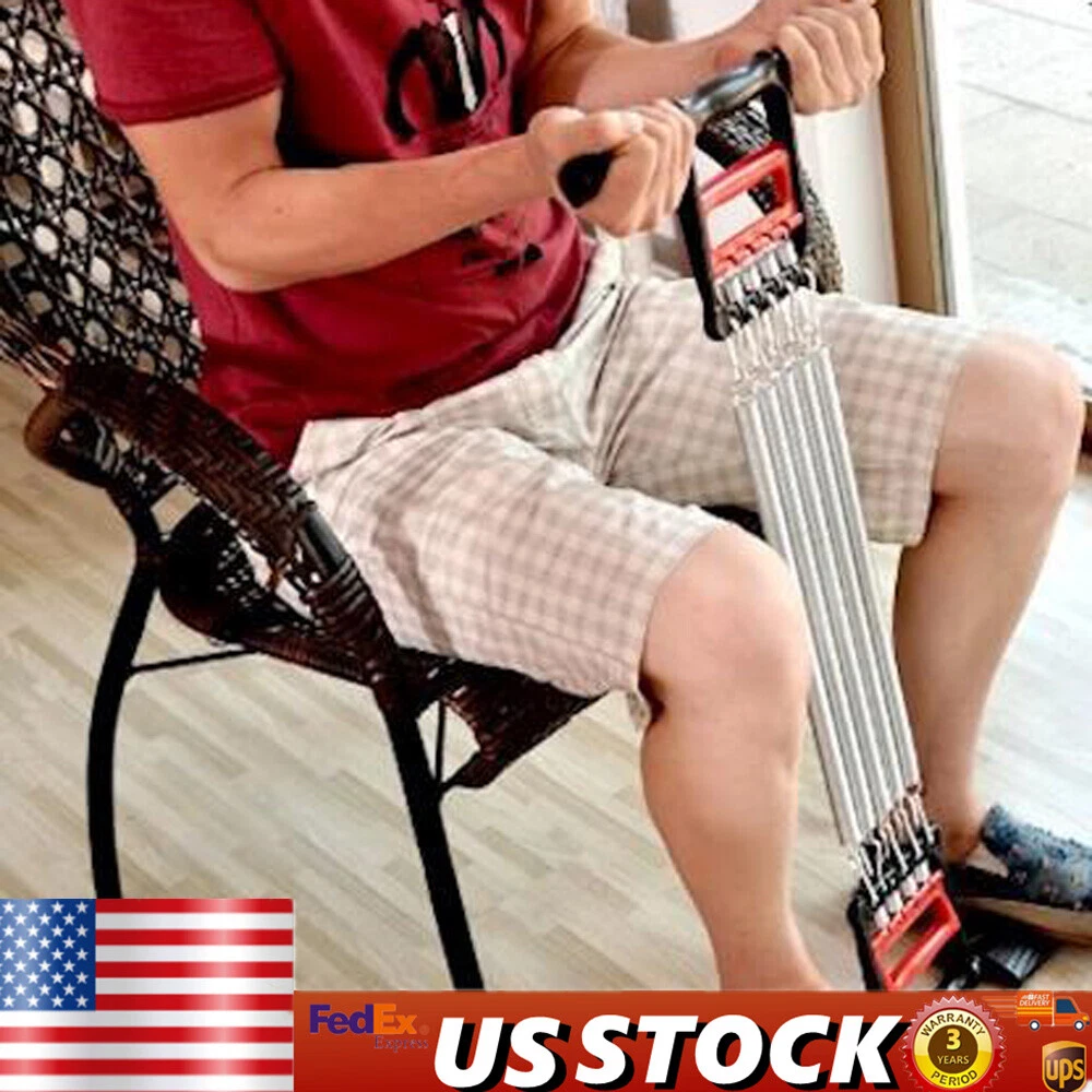 Fitness Equipment 5Spring Exerciser Chest Expander Pull up Arm Tool For Gym Home
